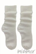 Носки теплые шерстяные в рубчик Lambswool 8011 35-40 Молочные - изображение 3