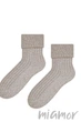 Шкарпетки теплі з вовною Steven 067 Sleeping Socks 35-37 Бежеві - зображення 2