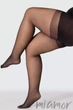 Корректирующие колготки большого размера MONA Shaping 30 8 Черные - изображение 2