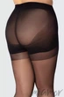 Корректирующие колготки большого размера MONA Shaping 30 8 Черные - изображение 4