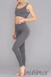 Легінси безшовні Giulia Leggings model 1 POPPY SEED S/M Темно-сірі - зображення 4