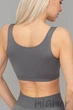 Топ безшовний на широких бретелях Giulia Tank top POPPY SEED S/M Темно-серый - изображение 2