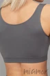 Топ безшовний на широких бретелях Giulia Tank top POPPY SEED S/M Темно-серый - изображение 4