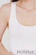 Майка безшовна з широкими бретелями Giulia TANK BIANCO L/XL Белая - изображение 5