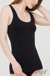 Майка безшовна з широкими бретелями Giulia TANK NERO L/XL Черная - изображение 1