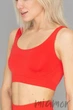 Топ безшовний на широких бретелях Giulia Tank top POICIANA S/M Красный - изображение 2