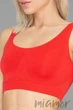 Топ безшовний на широких бретелях Giulia Tank top POICIANA S/M Красный - изображение 4
