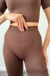 Легінси непрозорі безшовні GIULIA Leggings Energy DEEP TAUPE S/M Коричневі - зображення 2