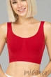 Топ безшовний на широких бретелях Giulia Tank top WINERY S/M Бордовый - изображение 1