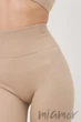 Велосипедки бесшовные в рубчик GIULIA Tracks Rib NATURALE S/M Бежевые - изображение 5