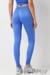 Леггинсы бесшовные в рубчик с пуш-ап эффектом GIULIA Leggings RIB Push Up AMPARO BLUE S/M Синие - изображение 2