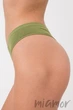 Трусики-стринг бесшовные Giulia String Briefs OLIVE BRANCH S/M Оливковые - изображение 4