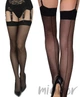 Панчохи під пояс зі швом ззаду ANNES Xena 20 3/4 Nero - зображення 1