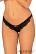 Трусики-бикини с низкой посадкой Obsessive Ivannes XXL/XXXL Черные - изображение 1