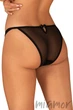Трусики-бикини с низкой посадкой Obsessive Ivannes XXL/XXXL Черные - изображение 2