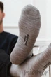 Шкарпетки чоловічі з мериносової вовни STEVEN 130 Merino Wool 44-46 Сірі - зображення 3