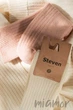 Носки зимние теплые из шерсти STEVEN 093 Wool 35-37 Молочные - изображение 2