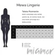 Нижняя комбинация гладкая Mewa Ofelia 86118 38 Черная - изображение 2