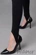 Легинсы бесшовные со штрипками Giulia Leggings Straps L/XL Черные - изображение 4