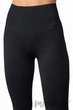 Легінси безшовні в рубчик InSecret Leggings Basic Ribbed S/M Чорні - зображення 2