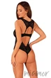 Боді з вирізом бікіні Obsessive Donna Dream XS/S Чорний - зображення 3