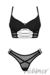 Комплект білизни еротичний Obsessive Roxelia set XS/S Чорний - зображення 2