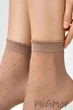 Шкарпетки в горошок Lores Dot Calzino 20d One Size Natural - зображення 2