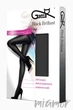 Плотные колготки с глянцевым блеском Gatta Black Brillant L Чёрный - изображение 6