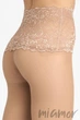 Колготки с широким кружевным поясом Marilyn SLIM EMOTION 30 3/4 Бежевый - изображение 5