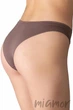Трусики бразилиана бесшовные Giulia Brasilian briefs Deep Taupe L/XL Тауп - изображение 2