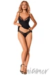 Комплект сатиновый - топ с трусиками Obsessive Bella Rou Top M/L Черный - изображение 7