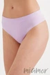 Трусики бесшовные в рубчик GIULIA Brasilian briefs RIB Orchid Bloom S/M Лиловые - изображение 1