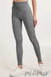 Леггинсы в рубчик с пуш-ап эффектом GIULIA Leggings RIB Push Up Poppy Seed S/M Темно-серые - изображение 1