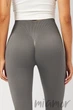 Леггинсы в рубчик с пуш-ап эффектом GIULIA Leggings RIB Push Up Poppy Seed S/M Темно-серые - изображение 4