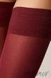Чулки из микрофибры плотные Lores Milano 60Den 3/4 Porto/Wine - изображение 2