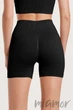 Шорти короткі в рубчик з ефектом пуш-ап GIULIA SHORTS RIB SHAPE S/M Чорні - зображення 2