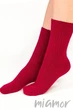 Носки зимние теплые из шерсти STEVEN 093 Wool 35-37 Бордовые - изображение 1