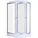 Бокс душевой Mixxus ABS пластик 120x80 см Сатин (617041) - изображение 5