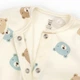 Комбінезон Dexter`s з ведмедиками на кнопках baby bears 68 см молочный - зображення 2