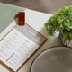 Фанерный планшет Inko Horeca для меню с кожаным хлястиком П09A5 Дуб - изображение 2
