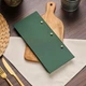 Текстильная папка для меню А6 Inko Horeca с креплением на планку и винты TM02A6 Зеленый - изображение 7