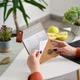 Фанерный планшет Inko Horeca для меню с кожаным хлястиком П09A5 Дуб - изображение 10
