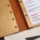 Папка для меню под лист A5 Inko Horeca с кожаным форзацем М03А5 Светло Коричневый - изображение 9