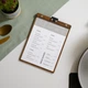Планшет для меню Inko Horeca A5 из утолщённой и лакированной фанеры ПП12А5 Орех - изображение 1