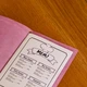 Кожаная папка А5 Inko Horeca для меню с фиксацией на резинку ШМ06А5 Розовый - изображение 5