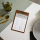 Планшет для меню Inko Horeca с зажимом П08А5 Фанерный - изображение 6