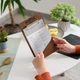 Планшет для меню Inko Horeca с зажимом П08А5 Фанерный - изображение 9
