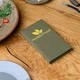 Блокнот Inko Horeca Текстильный для официантов ТБ001 200 х 110 мм Оливковый - изображение 2