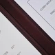 Кожаный трифолд для меню А4 Inko Horeca и двумя полями для половины ½ А4 ШМ17А4 Бордовый - изображение 7