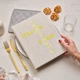 Текстильная папка меню А4 Inko Horeca TM13A4-C Серая - изображение 3